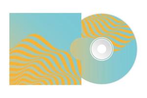 disegno vettoriale isolato mockup cd