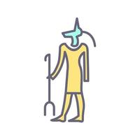 egiziano Dio vettore icona