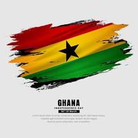 celebrazione Ghana indipendenza giorno design. 06 marzo Ghana indipendenza giorno vettore