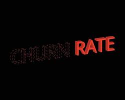 churn rate che è la tariffa alla quale i clienti terminano o annullano il pagamento del vettore di servizio