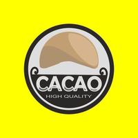 cacao azienda agricola logo vettore