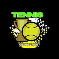 tennis logo icona disegno, gli sport distintivo modello. vettore illustrazione