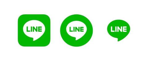 linea App logo, linea App simbolo, linea icona gratuito vettore