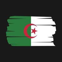 pennello bandiera algeria vettore