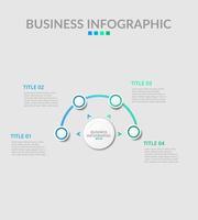 vettore cerchio infografica. modello per ciclo diagramma, grafico, presentazione, e il giro grafico. attività commerciale concetto cartello con 5 opzioni, parti, passi, o processi.