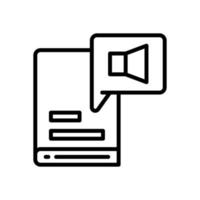 audiolibro icona per il tuo sito web, mobile, presentazione, e logo design. vettore