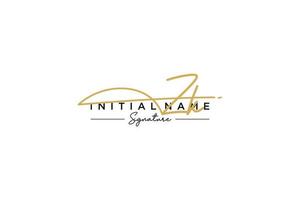 iniziale zk firma logo modello vettore. mano disegnato calligrafia lettering vettore illustrazione.