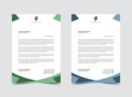 professionale carta intestata modello design vettore illustrazione