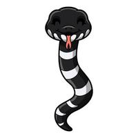 carino mangrovia serpente cartone animato vettore