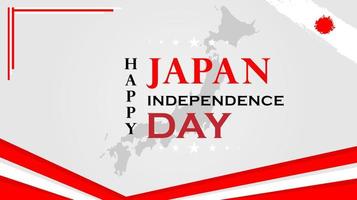 Giappone indipendenza giorno celebrazione sfondo. vettore design.