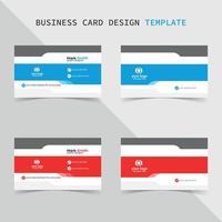 creativo elegante attività commerciale carta design modello vettore