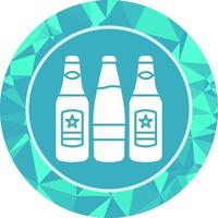 birra bottiglie vettore icona