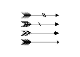 vettore del modello di progettazione dell'icona della freccia tribale isolato