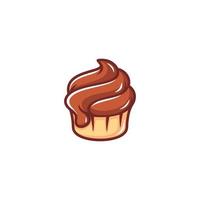 Cupcake icona design vettore illustrazione