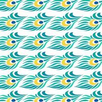 piume decorative stock illustrazione design pattern vettore