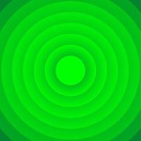 illusione di cerchio astratto verde vettore