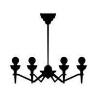 lampadario icona vettore. lustro illustrazione cartello. lustro simbolo o logo. vettore