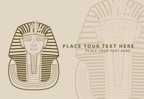 nero e bianca vettore illustrazione di Faraone