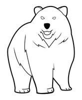 orso illustrazione vettoriale