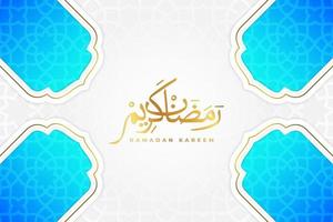 Ramadan kareem sfondo con islamico ornamento modello vettore