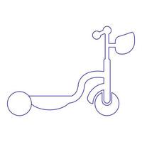 scooter logo illustrazione vettore