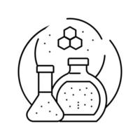 illustrazione vettoriale dell'icona della linea di prodotti chimici speciali