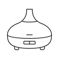 olio diffusore profumo linea icona vettore illustrazione