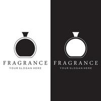 isolato lusso profumo profumo cosmetico creativo logo design può essere Usato per attività commerciale, azienda, cosmetico e profumo negozio. vettore