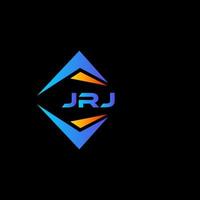 jrj astratto tecnologia logo design su nero sfondo. jrj creativo iniziali lettera logo concetto. vettore