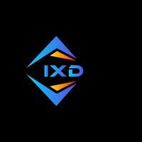 ixd astratto tecnologia logo design su bianca sfondo. ixd creativo iniziali lettera logo concetto. vettore