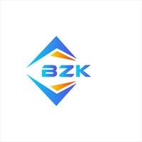 bzk astratto tecnologia logo design su bianca sfondo. bzk creativo iniziali lettera logo concetto. vettore