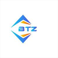 btz astratto tecnologia logo design su bianca sfondo. btz creativo iniziali lettera logo concetto. vettore