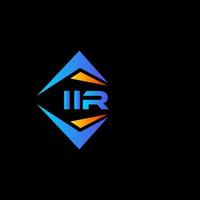 iir astratto tecnologia logo design su bianca sfondo. iir creativo iniziali lettera logo concetto. vettore