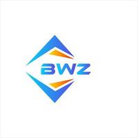 bwz astratto tecnologia logo design su bianca sfondo. bwz creativo iniziali lettera logo concetto. vettore