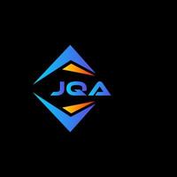 jqa astratto tecnologia logo design su nero sfondo. jqa creativo iniziali lettera logo concetto. vettore