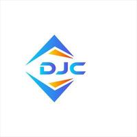 djc astratto tecnologia logo design su bianca sfondo. djc creativo iniziali lettera logo concetto. vettore