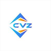 cvz astratto tecnologia logo design su bianca sfondo. cvz creativo iniziali lettera logo concetto. vettore