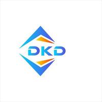 dkd astratto tecnologia logo design su bianca sfondo. dkd creativo iniziali lettera logo concetto. vettore