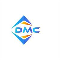 dmc astratto tecnologia logo design su bianca sfondo. dmc creativo iniziali lettera logo concetto. vettore