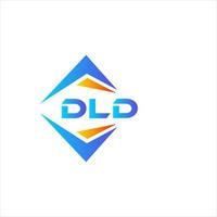 dld astratto tecnologia logo design su bianca sfondo. dld creativo iniziali lettera logo concetto. vettore