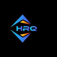 hq astratto tecnologia logo design su nero sfondo. hq creativo iniziali lettera logo concetto. vettore