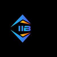 iib astratto tecnologia logo design su bianca sfondo. iib creativo iniziali lettera logo concetto. vettore