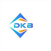 dkb astratto tecnologia logo design su bianca sfondo. dkb creativo iniziali lettera logo concetto. vettore