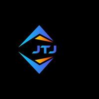 jtj astratto tecnologia logo design su nero sfondo. jtj creativo iniziali lettera logo concetto. vettore