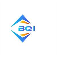 bqi astratto tecnologia logo design su bianca sfondo. bqi creativo iniziali lettera logo concetto. vettore