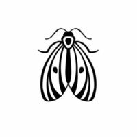 farfalla logo simbolo. stampino design. animale tatuaggio vettore illustrazione.
