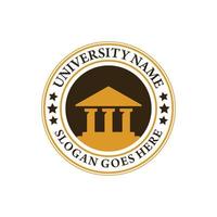 Università Università scuola distintivo logo vettore
