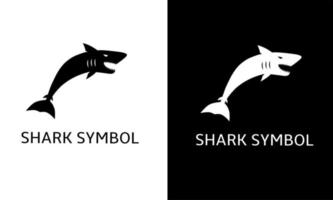 illustrazione vettore grafico di modello logo simbolo squalo