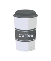 vettore illustrazione di monouso caffè tazza
