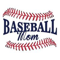 baseball mamma - baseball design vettore